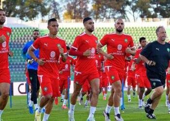 آخر حصة تدريبية للمنتخب المغربي في وجدة قبل مواجهة أفريقيا الوسطى