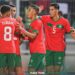 المنتخب المغربي ينهي الشوط الأول متقدما على إفريقيا الوسطى برباعية نظيفة