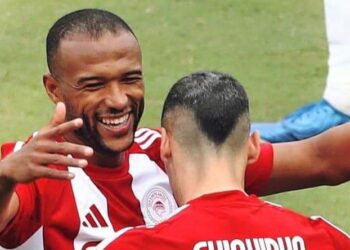 الكعبي يسجل من  جديد  ويرفع رصيده لخمسة أهداف في الدوري اليوناني