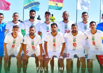 المنتخب المغربي لكرة القدم الشاطئية يقسو على غانا بخماسية ويتأهل لنصف نهائي كأس إفريقيا