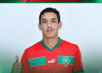 أمين البيدوري رجل مباراة المنتخب الوطني أمام غانا