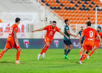 الصابيري يسجل ويقود الشارقة إلى دور الثمانية ببطولة كأس رئيس الدولة الإماراتي