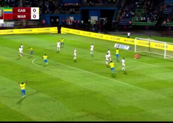 المنتخب المغربي ينهي الشوط الأول متقدما على الغابون بثلاثية