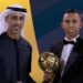 كريستيانو رونالدو يفوز بجائزة أفضل لاعب في الشرق الأوسط متفوقًا على سفيان رحيمي