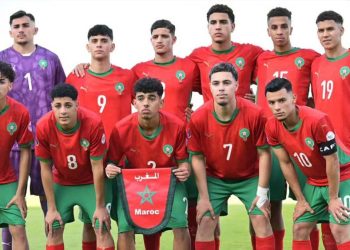 تشكيلة المغرب الرسمية أمام مصر في نصف نهائي كأس أفريقيا تحت 20 سنة