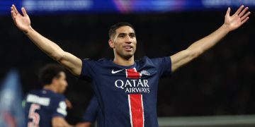 أشرف حكيمي يتألق ويُتوج بجائزة أفضل لاعب في موقعة أرسنال