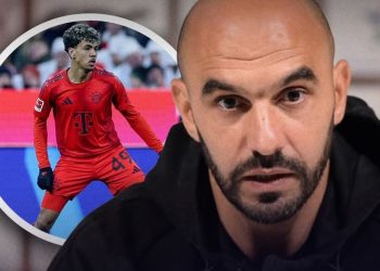 الركراكي: تركت أزنوا ليقاتل على رسميته في بايرن ميونيخ من أجل مصلحة المنتخب