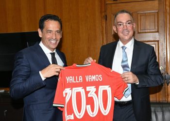 لقجع يستقبل رئيس الاتحاد البرتغالي ويستعرض استعدادات المغرب لكأس العالم 2030