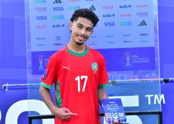 ياسين جاسيم رجل مباراة المغرب وإسبانيا في مونديال الشباب