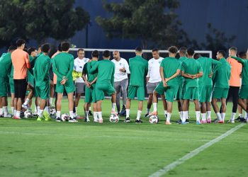 المنتخب الوطني يخوض حصة تدريبية مفتوحة أمام وسائل الإعلام