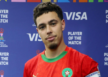 عثمان ماعما يتوج بجائزة “رجل المباراة” في فوز المغرب على أمريكا