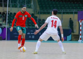 المنتخب الوطني لكرة القدم داخل القاعة يتعادل مع ايران (2-2)