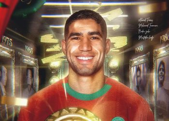 الكابيتانو أشرف حكيمي يتوّج بالكرة الذهبية كأفضل لاعب إفريقي للسنة