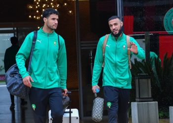 بعثة المنتخب المغربي تصل إلى طنجة