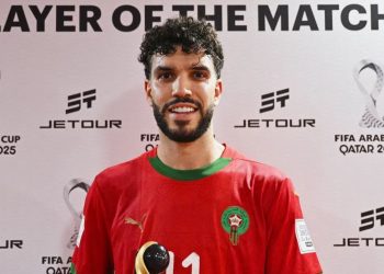وليد أزارو أفضل لاعب في مباراة المغرب ضد سوريا