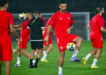 إصابة حمزة الهنوري خلال تدريب المنتخب الرديف وفحوصات دقيقة غدًا لتحديد الحالة
