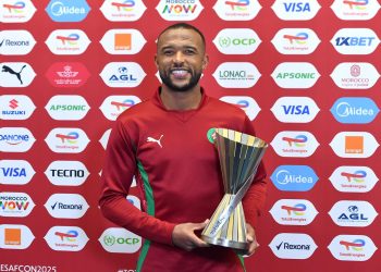 الكاف تختار المغربي أيوب الكعبي احسن لاعب في لقاء المغرب وزامبيا