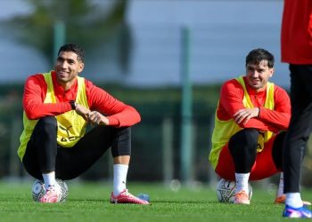 المنتخب الوطني يجري حصتين تدريبيتين استعداد للقاء تنزانيا
