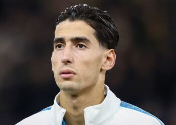 شكوك حول مشاركة نايف أكرد مع المنتخب المغربي بسبب الإصابة