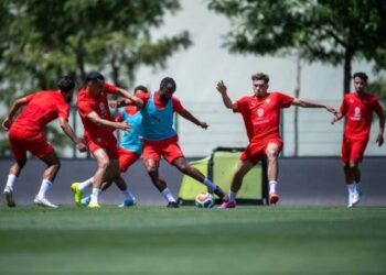 المنتخب الوطني يستأنف تدريباته استعدادا للمونديال