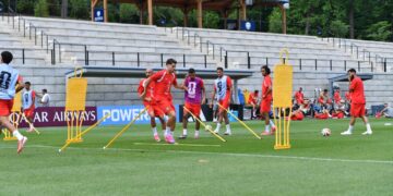 المنتخب الوطني يواصل استعداداته للقاء هولندا