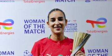 الكاف تختار المغربية حنان ايت الحاج احسن لاعبة في لقاء المغرب وكينيا