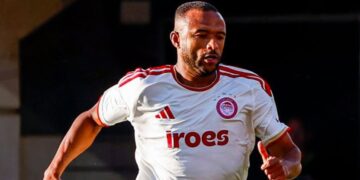 الكعبي يضرب مبكرا.. المغربي يفتتح التسجيل لأولمبياكوس أمام نيميخين