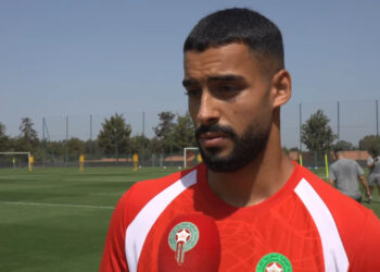 بلعروش يعبر عن سعادته بأول استدعاء للمنتخب الأول ويطمح لتحقيق الفوز أمام الغابون وليسوتو