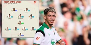 ياسر زابيري ضمن تشكيلة الأسبوع المثالية في الدوري الإسباني