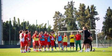المنتخب الوطني النسوي لأقل من 17 سنة يواصل استعداداته لكأس العالم