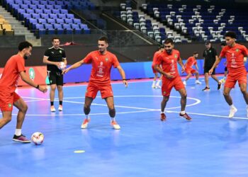 المنتخب الوطني لكرة القدم داخل القاعة يواصل استعداداته لكأس إفريقيا للأمم