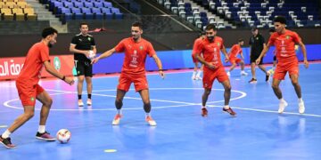 المنتخب الوطني لكرة القدم داخل القاعة يواصل استعداداته لكأس إفريقيا للأمم
