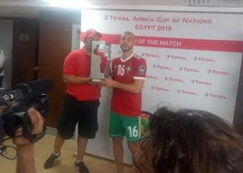 اختيار امرابط احسن لاعب في مقابلة المغرب والكوت ديفوار