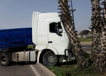 شاحنة كبيرة تقتحم مقهى خلال مباراة الكوتديفوار والمنتخب
