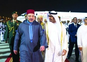 مكالمة هاتفية بين جلالة الملك ومحمد بن زايد