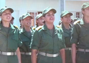 150 مجندة للخدمة العسكرية يشرعن في التداريب بتمارة