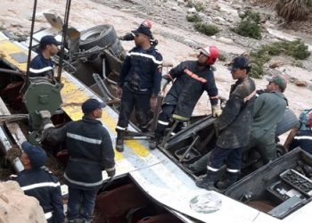 حالة المصابين في حادث انقلاب حافلة بالراشيدية “مستقرة ولا تدعو للقلق”