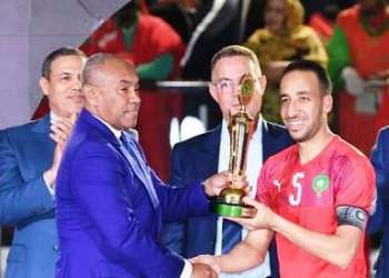 برقية تهنئة من جلالة الملك إلى أعضاء المنتخب الوطني المغربي لكرة القدم داخل القاعة