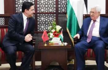 الرئيس الفلسطيني يستقبل بعمان ناصر بوريطة الذي أبلغه رسالة شفوية من جلالة الملك
