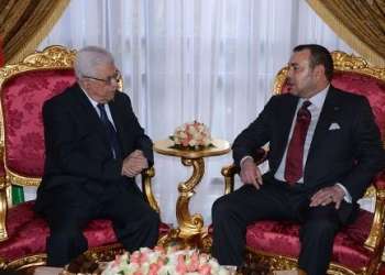 الرئيس محمود عباس يثمن الدور الذي يضطلع به جلالة الملك في دعم الشعب الفلسطيني