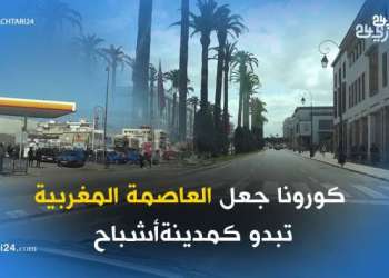 شوارع العاصمة في ظل انتشار فيروس كوفيد 19