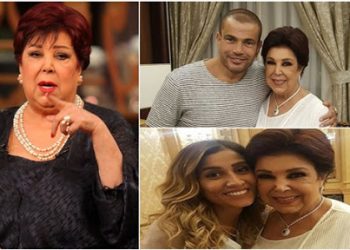 إصابة  رجاء الجداوي بكورونا وعمرو دياب في لائحة المخالطين