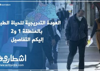 العودة التدريجية للحياة الطبيعية بالمنطقة 1 و2