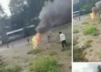فيديو يوثق لإحراق مشعود لاعلاقة له بالمغرب
