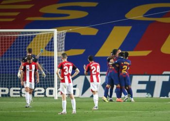 برشلونة يخطف بلباو بهدف راكيتيتش وينفرد بصدارة “الليغا” مؤقتاً