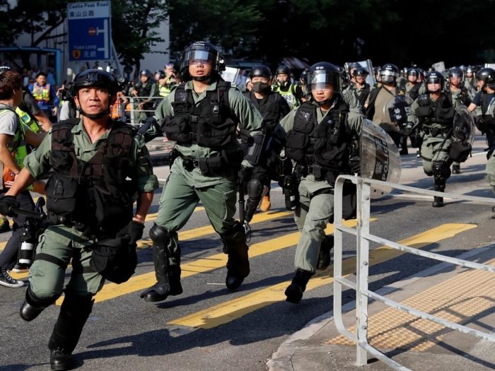 قوات مكافحة الشغب هونغ كونغ