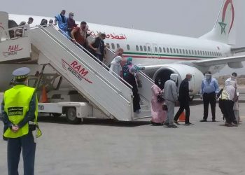 وصول 151 مغربيا من العالقين بموريتانيا إلى مطار الداخلة