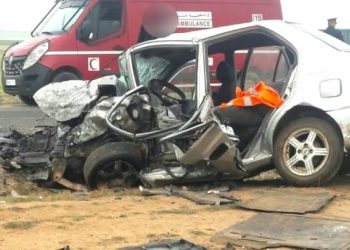 وفاة 6 أشخاص في حادثة سير حطيرة بالحاجب