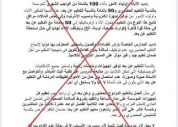 امزازي يتبرأمن هذه الوثيقة المروجة حول التعليم الخصوصي