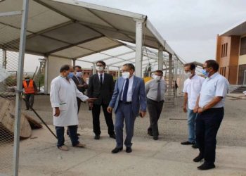 إنجاز مستشفى ميداني لمرضى كوفيد 19 ببني ملال
